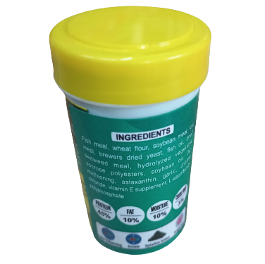 Champion Spirulina Blended Flakes 25 gram Fish Food - 3