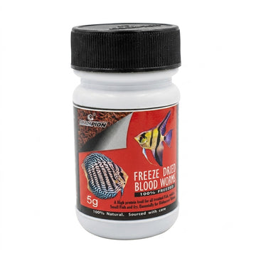 Champion 100% Natural Freeze Dried Blood Worms (5g)
