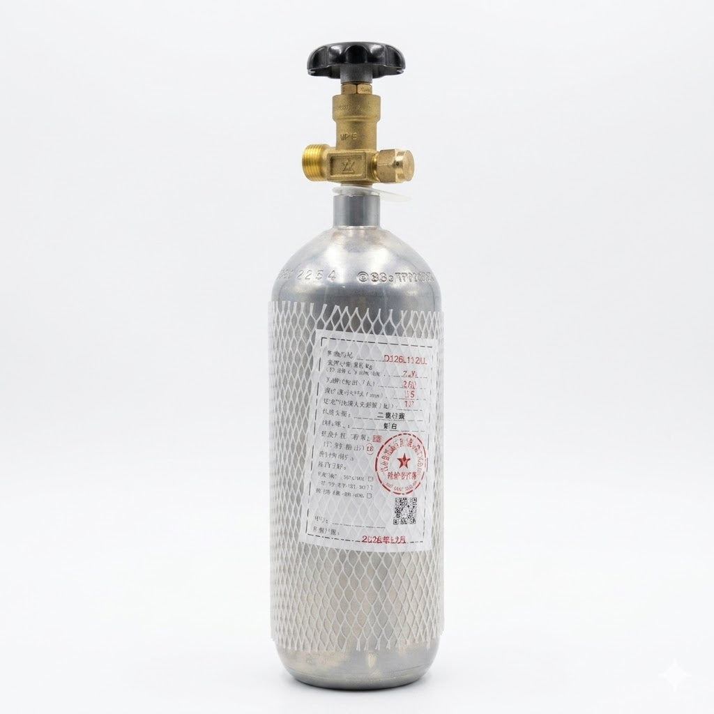 Premium 2L CO2 Cylinder for Planted Aquariums (Empty)