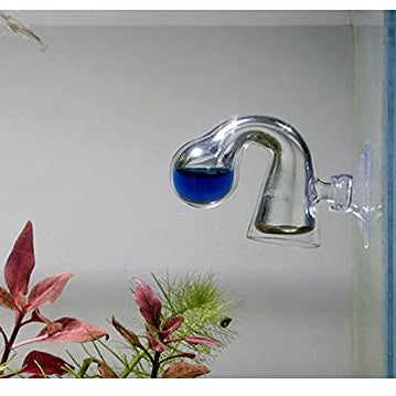 Glass CO2 Drop Checker Indicator for Planted Aquariums