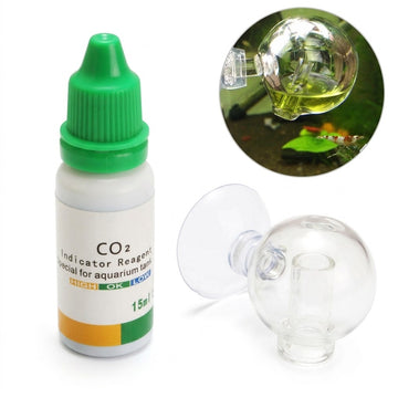 Premium Glass CO2 Drop Checker & Indicator Reagent Set (15ml)