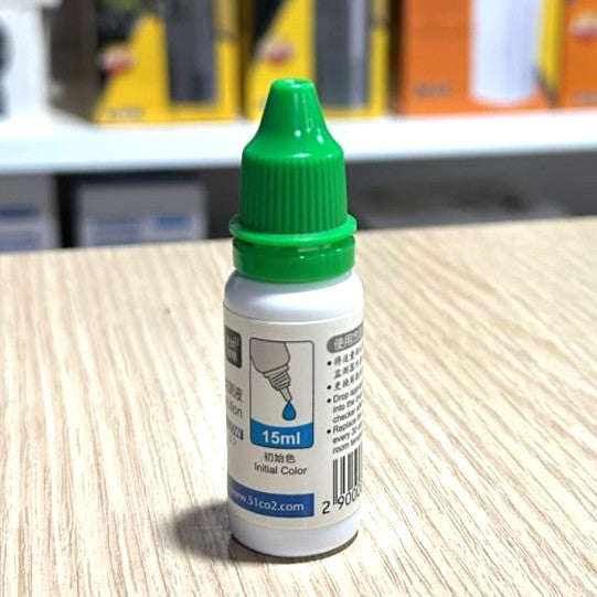 Aquarium CO2 Indicator Solution for Drop Checkers (15ml)