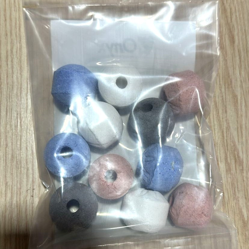 Multi-Color Ceramic Rings For Aquarium FIlteration  Media | Size 28 mm | 250 g/pack