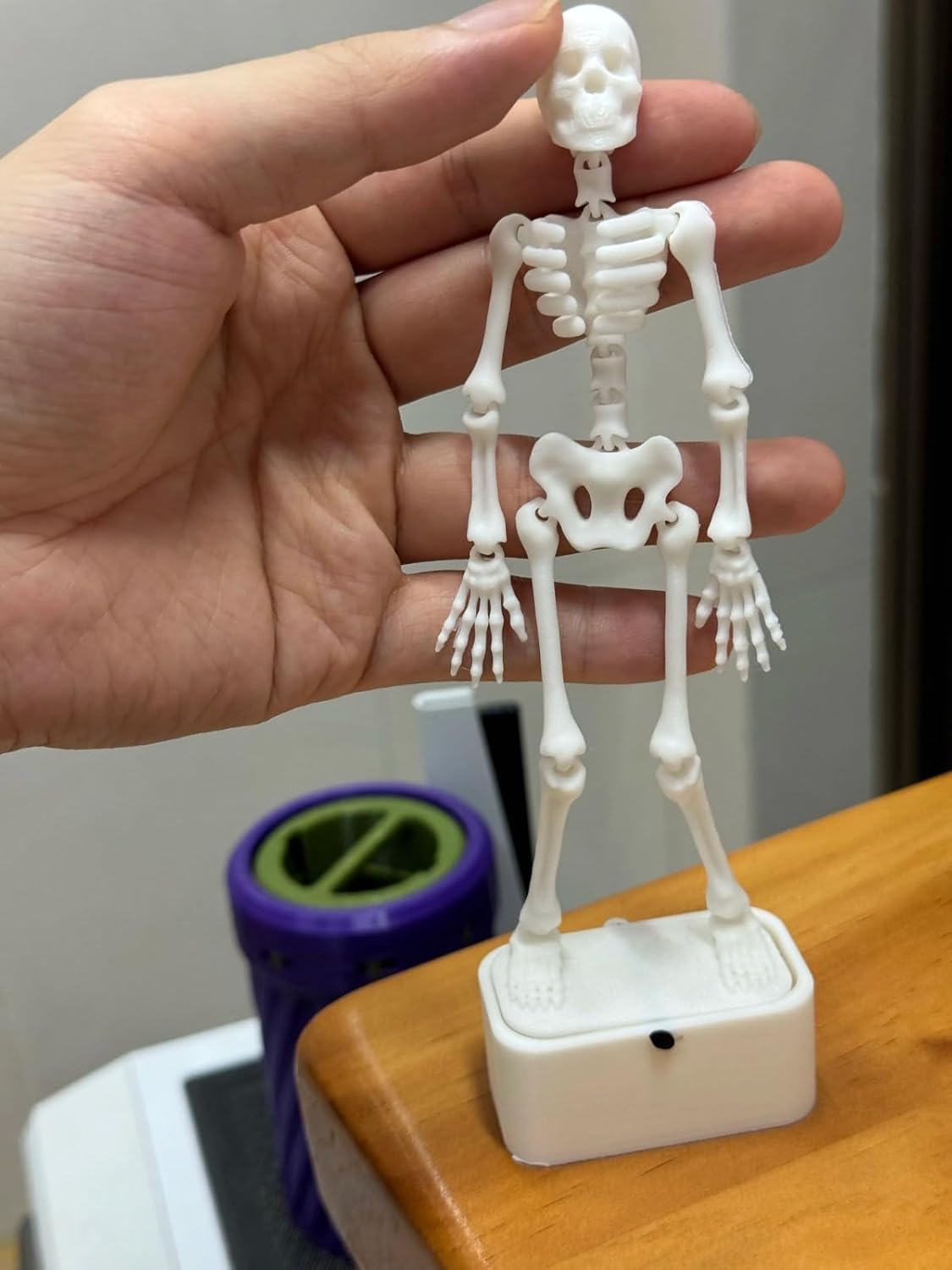 Dancing Skeleton Air Bubble Action Aquarium Ornament
