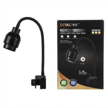 Deyao F-07 Special Adjustable Aquarium Spot Light – Zoomable LED for Planted & Biotope Tanks