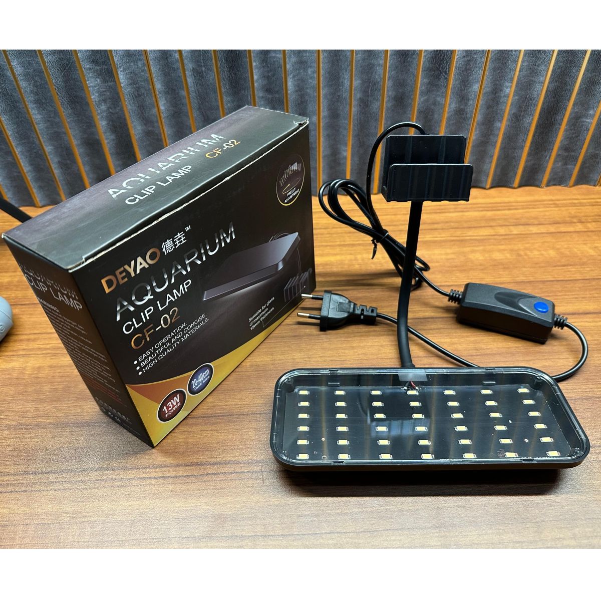Deyao CF-02 Aquarium LED Clip Lamp (13W) – High CRI Light for 20-40cm Tanks - 3