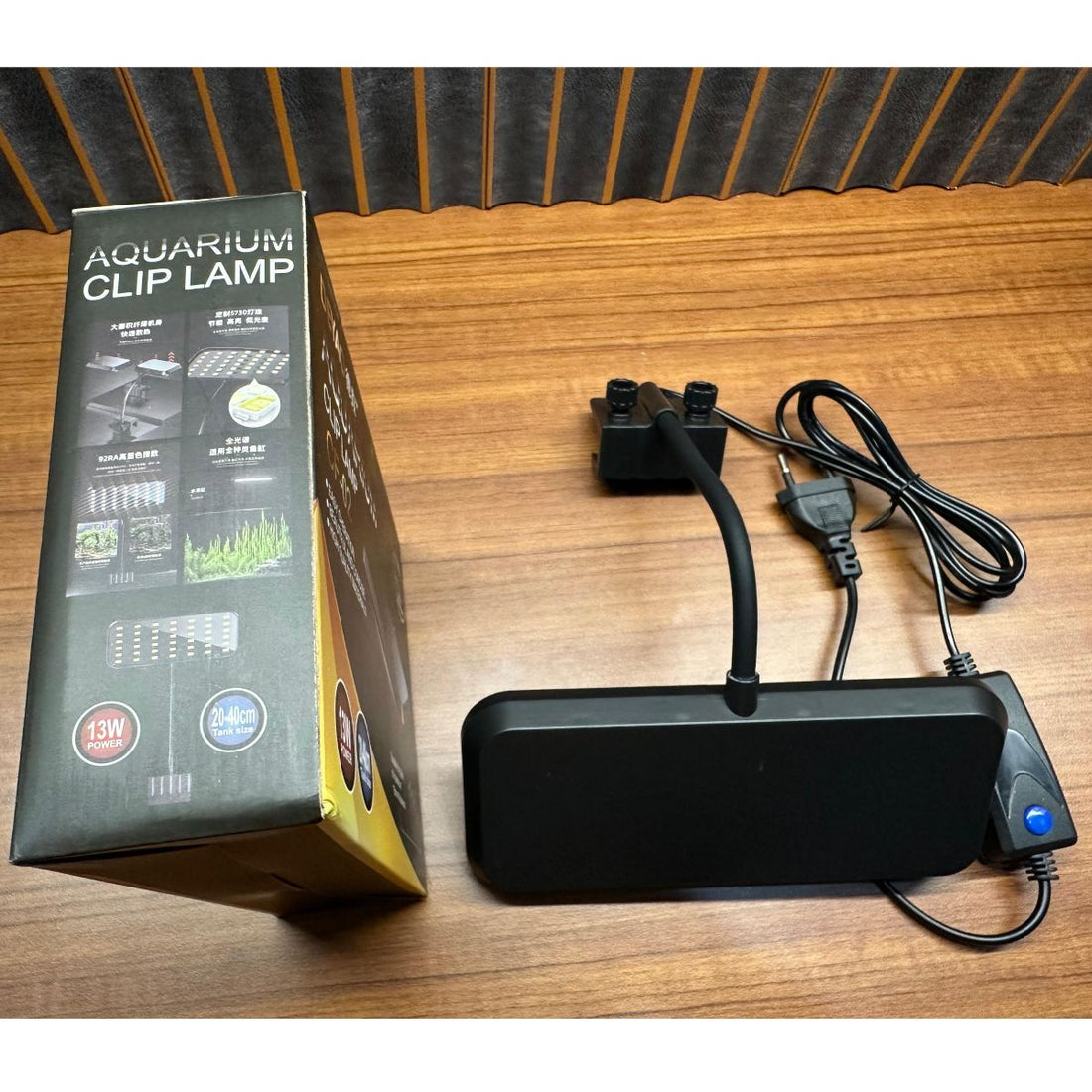 Deyao CF-02 Aquarium LED Clip Lamp (13W) – High CRI Light for 20-40cm Tanks