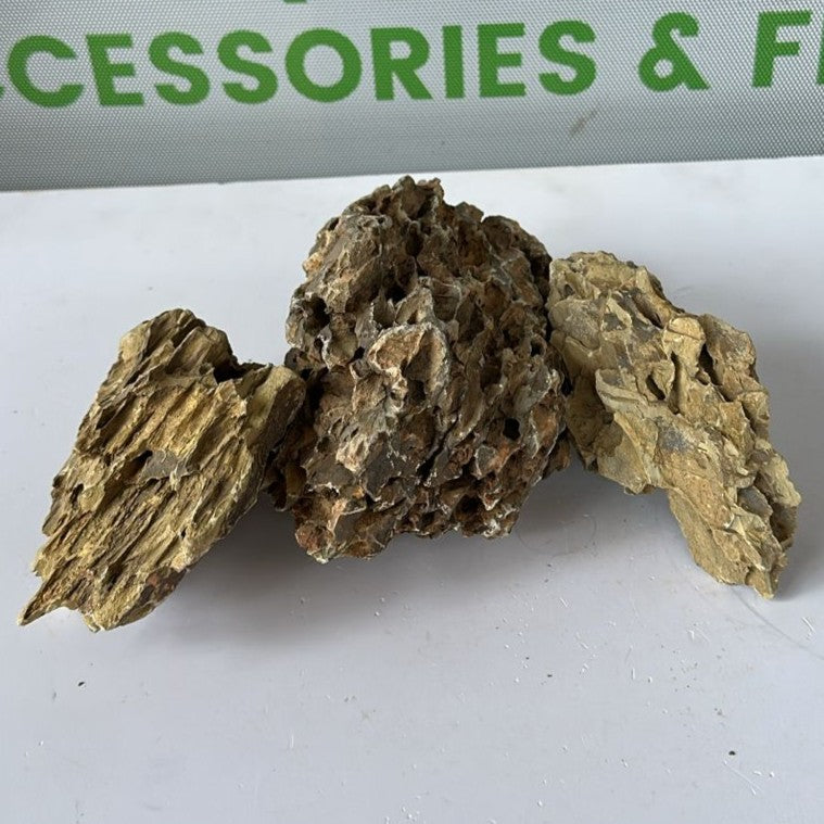Premium Dragon Rock (Ohko Stone) for Planted Aquariums – 1 kg Pack