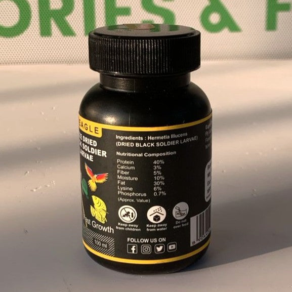 Eagle Freeze Dried Black Solider Fly Larvae 100 ml - 5