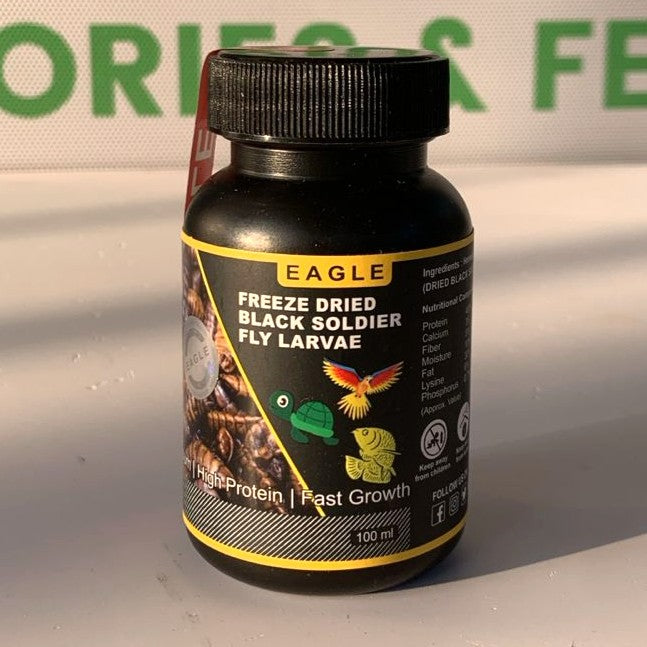 Eagle Freeze Dried Black Solider Fly Larvae 100 ml - 4
