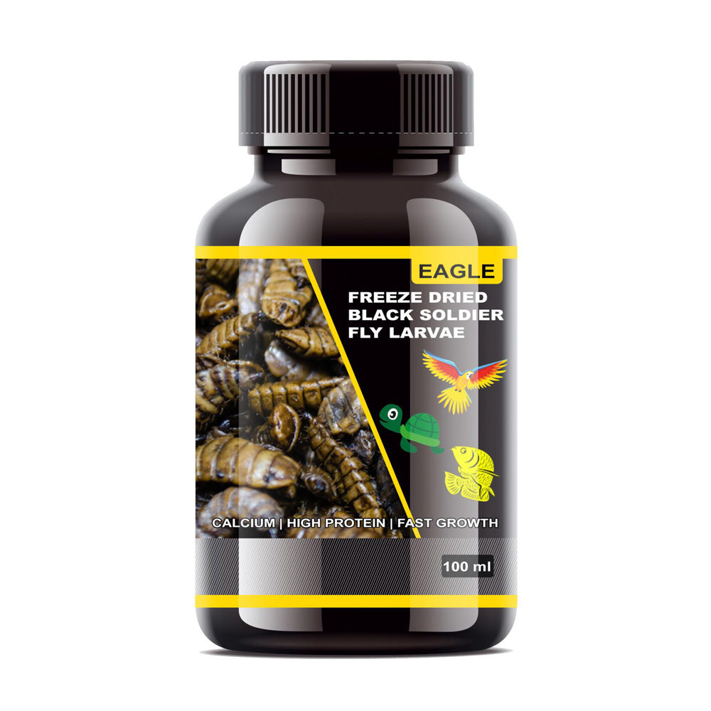 Eagle Freeze Dried Black Solider Fly Larvae 100 ml