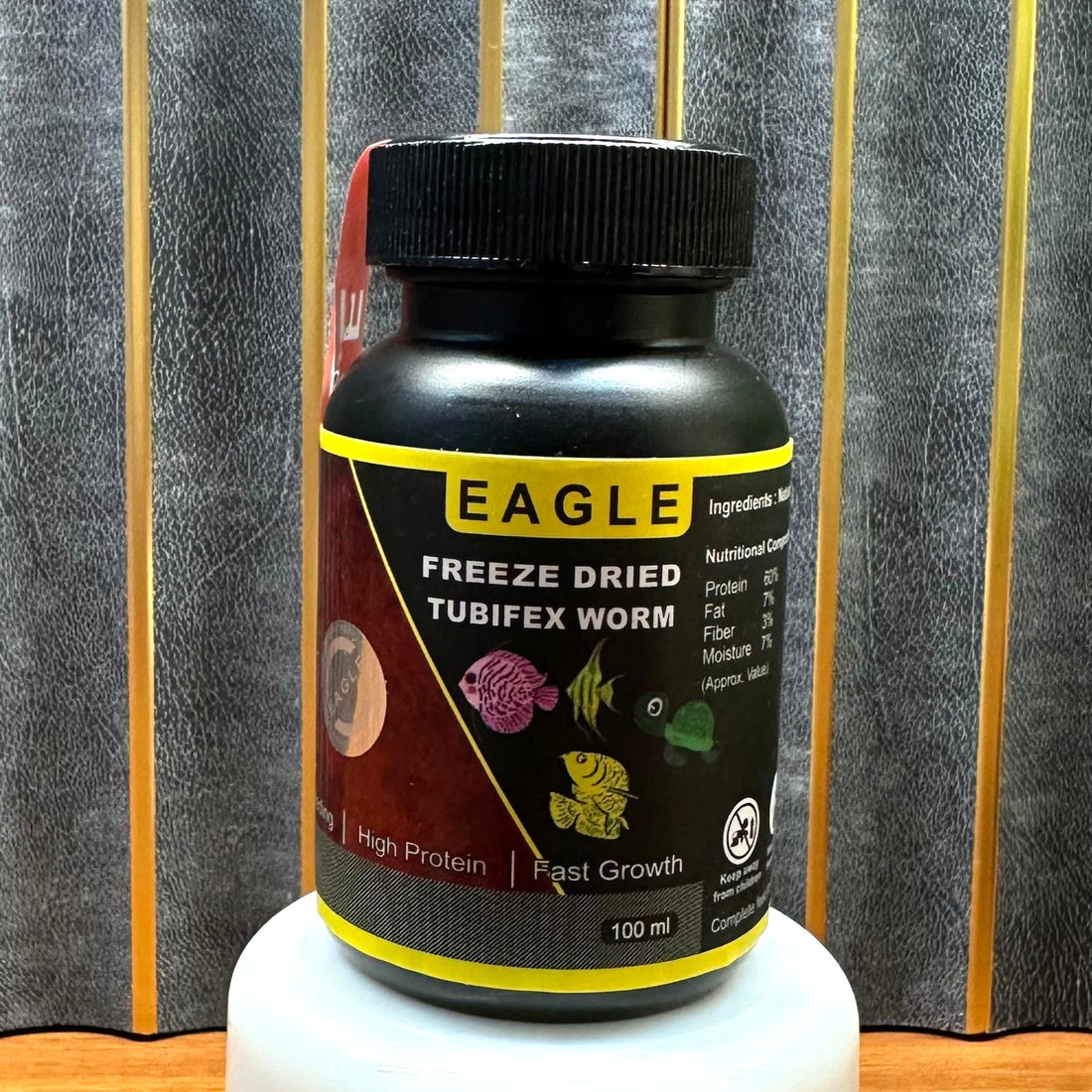 Eagle Freeze Dried Tubifex Worms 100ml Bottle