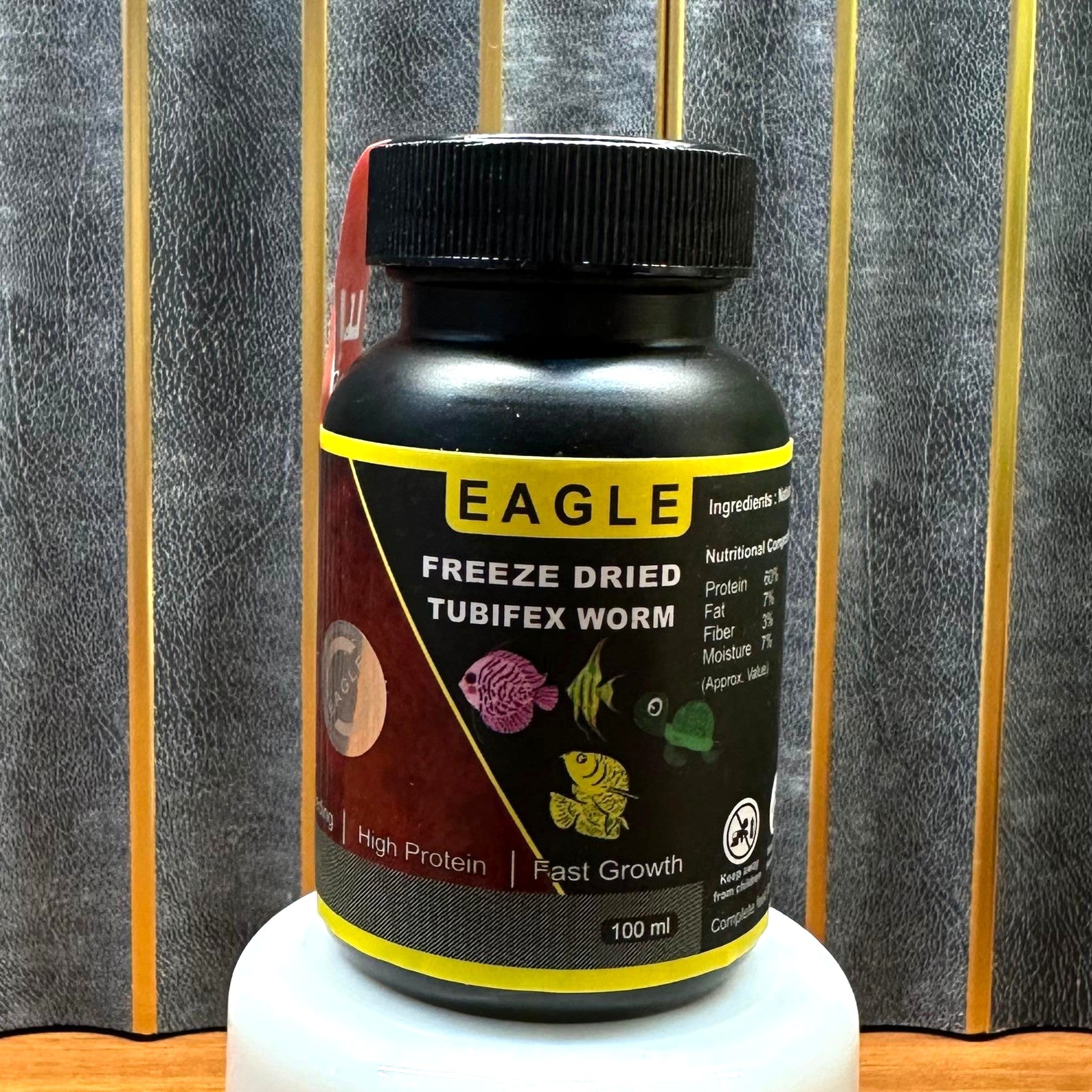 Eagle Freeze Dried Tubifex Worms 100ml Bottle - 2