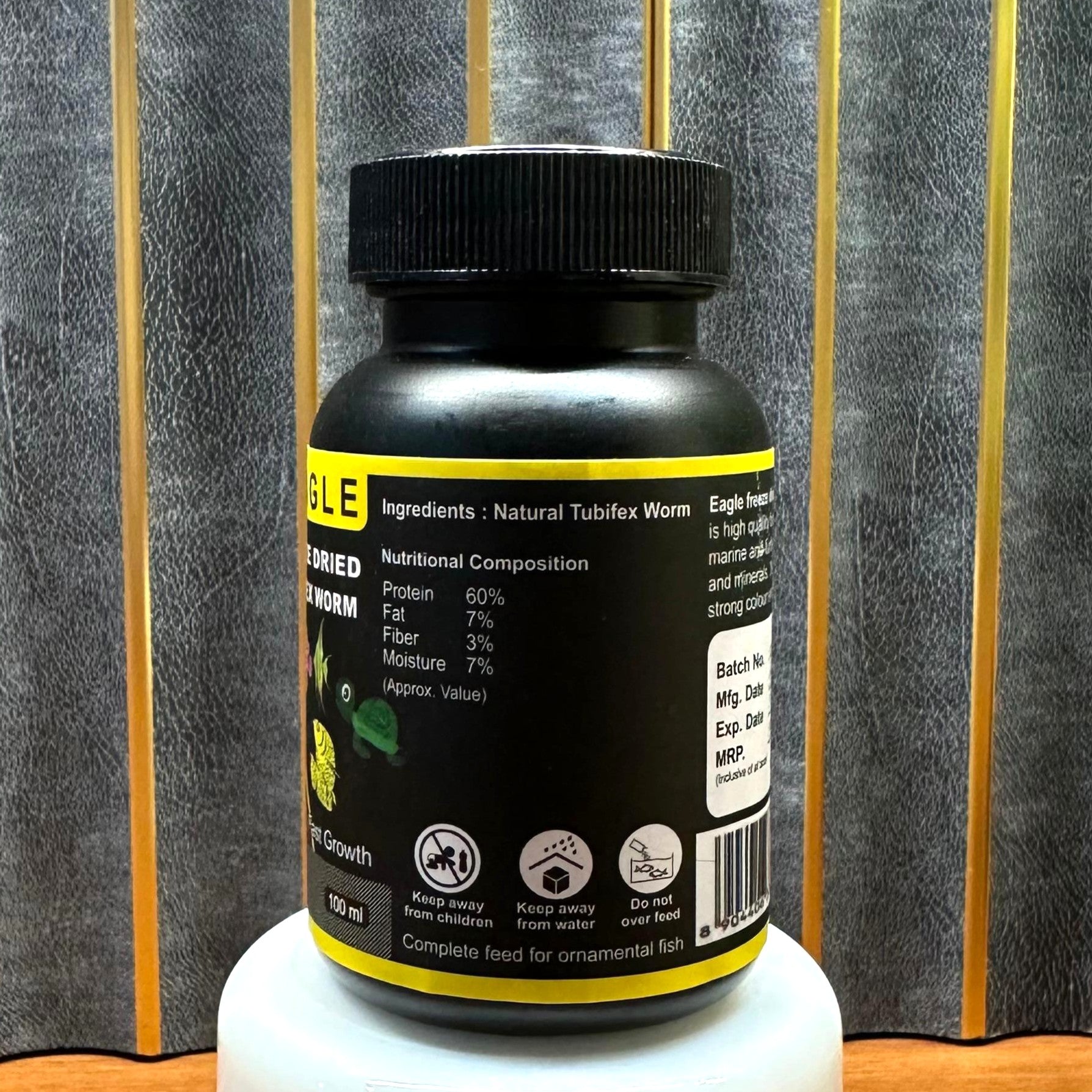 Eagle Freeze Dried Tubifex Worms 100ml Bottle - 3