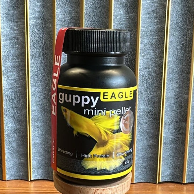 Eagle Premium Guppy Mini Pellet Food (45g) – High Protein, Slow Sinking