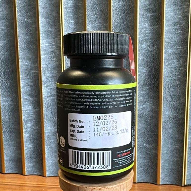 Eagle Micro Pellet Fish Food (45g) – Premium Slow Sinking Diet