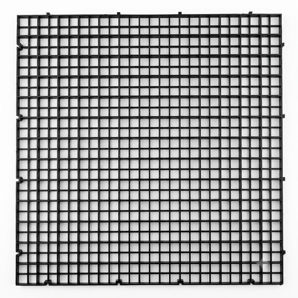 Egg Tray or Aquarium Fish Tank Bottom (Black Color 30 x 30 cm)