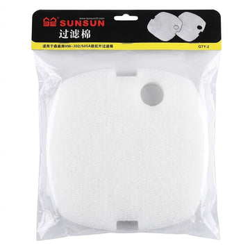 SunSun Spare Filter Sponge Pads for HW-302 & HW-505A Canister Filters (2-Pack)