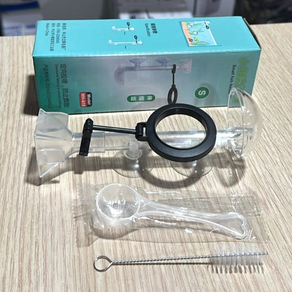 WH-615 Aquarium Fish Feeder Tube with Floating Ring (15cm)
