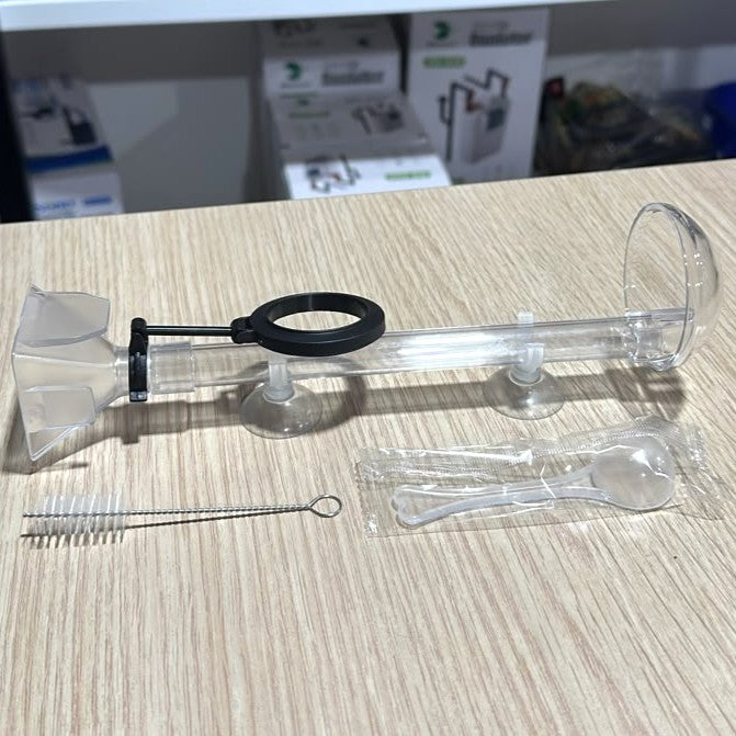 WH-615 Aquarium Fish Feeder Tube with Floating Ring (24cm, Large)