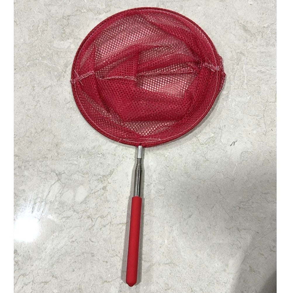 Round Aquarium Fish Net with Extendable Handle (Roud Size: 20 cm)