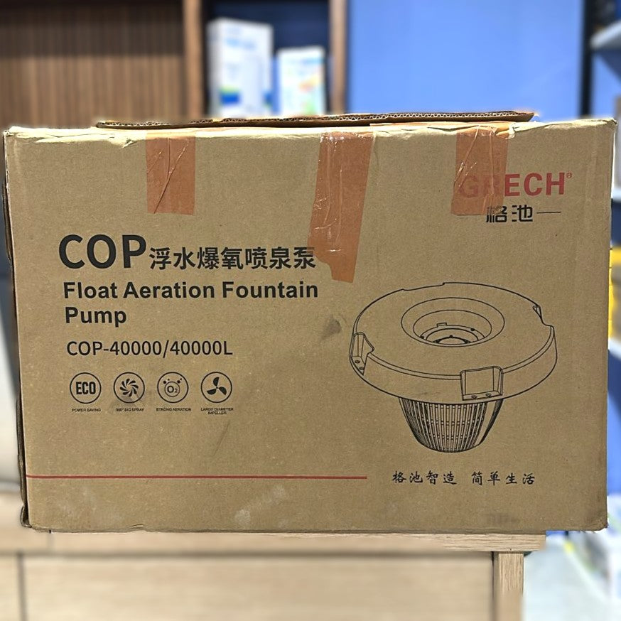 Grech COP-40000 Float Aeration Fountain Pump (450W, 60000 L/H)