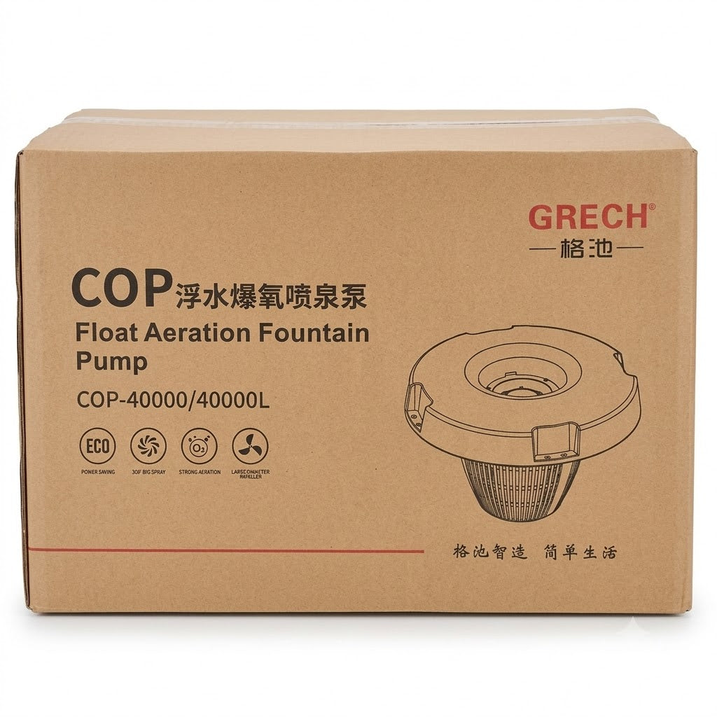 Grech COP-40000 Float Aeration Fountain Pump (450W, 60000 L/H)