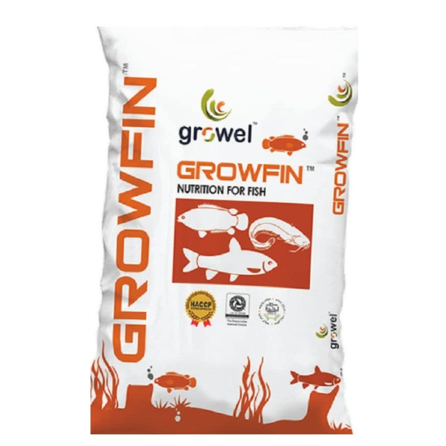 Growel Fish Feed - 0.8 mm Protein 40/6 for Edible and Ormanemental Fishes