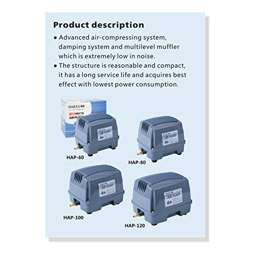 HAILEA HAP-60 Air Pump for Fish Tank - 3
