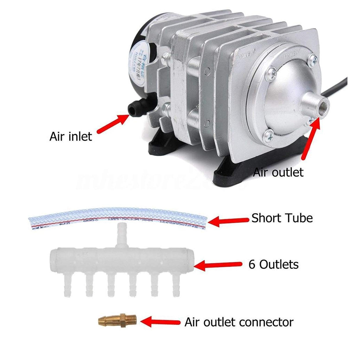 Hailea ACO-318 Air Compressor for Fish Tank - 2