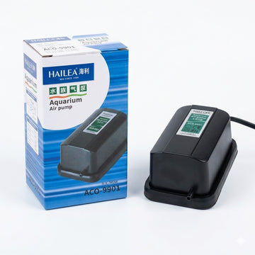 Hailea ACO-9901 Aquarium Air Pump (2.0W) – 1.3 L/Min Single Outlet Oxygenator