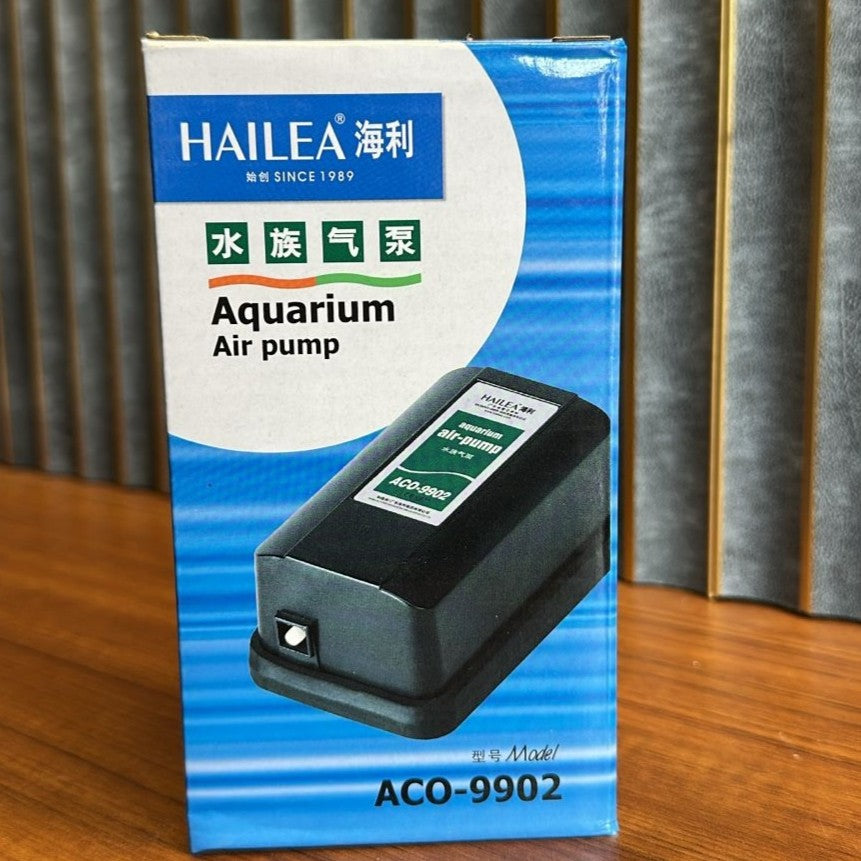 Hailea ACO-9902 Aquarium Air Pump (2.5W) – Single Outlet Oxygenator