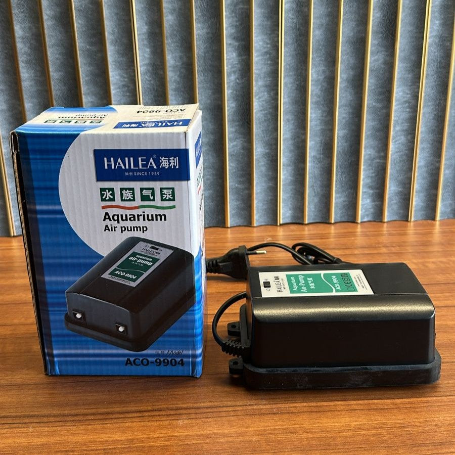 Hailea ACO-9904 Adjustable Aquarium Air Pump (3.5W) – Dual Outlet 5.5L/Min Oxygenator