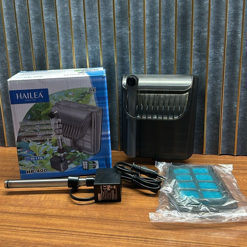 Hailea HP-400 Aquarium Hang-On Filter (4.3W) – 400 L/H
