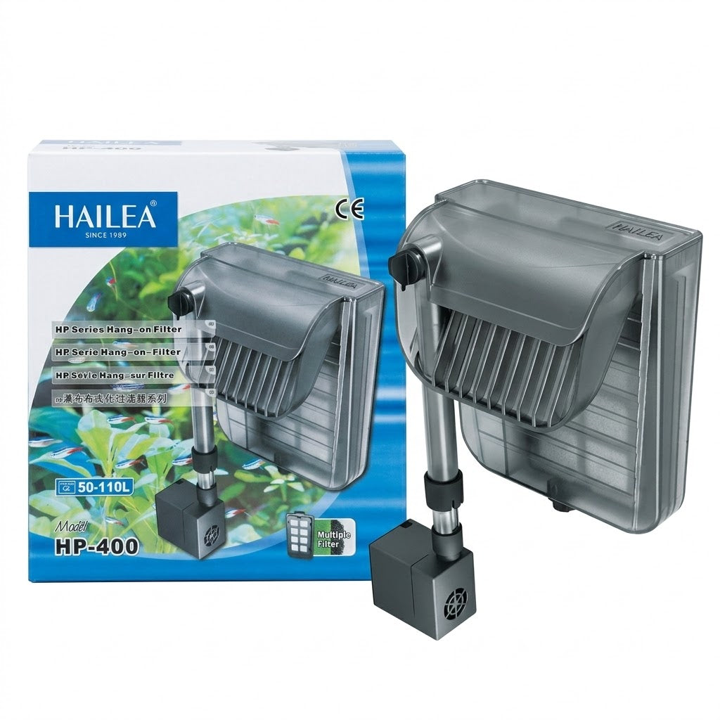 Hailea HP-400 Aquarium Hang-On Filter (4.3W) – 400 L/H