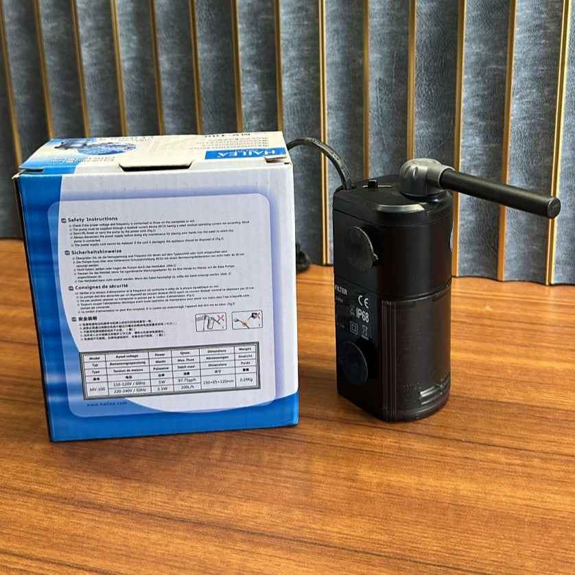 Hailea MV-100 Internal Aquarium Filter (3.5W) – 200 L/H