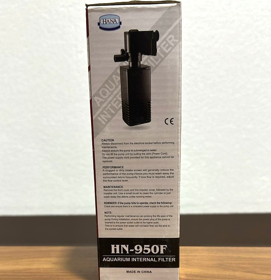 Hana HN-950F Aquarium Internal Filter 6 Watts