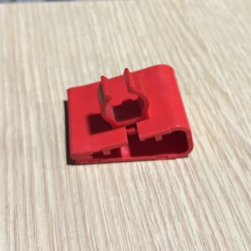 Plastic Aquarium Holder Multi-Purpose - Red Color - Clip for LED Lights & Hoses