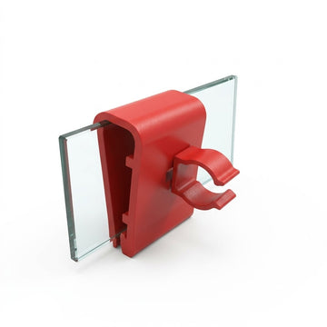 Plastic Aquarium Holder Multi-Purpose - Red Color - Clip for LED Lights & Hoses