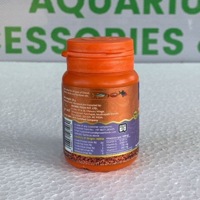 Intan Bits 20 grams fish food from Growel Feeds - 4