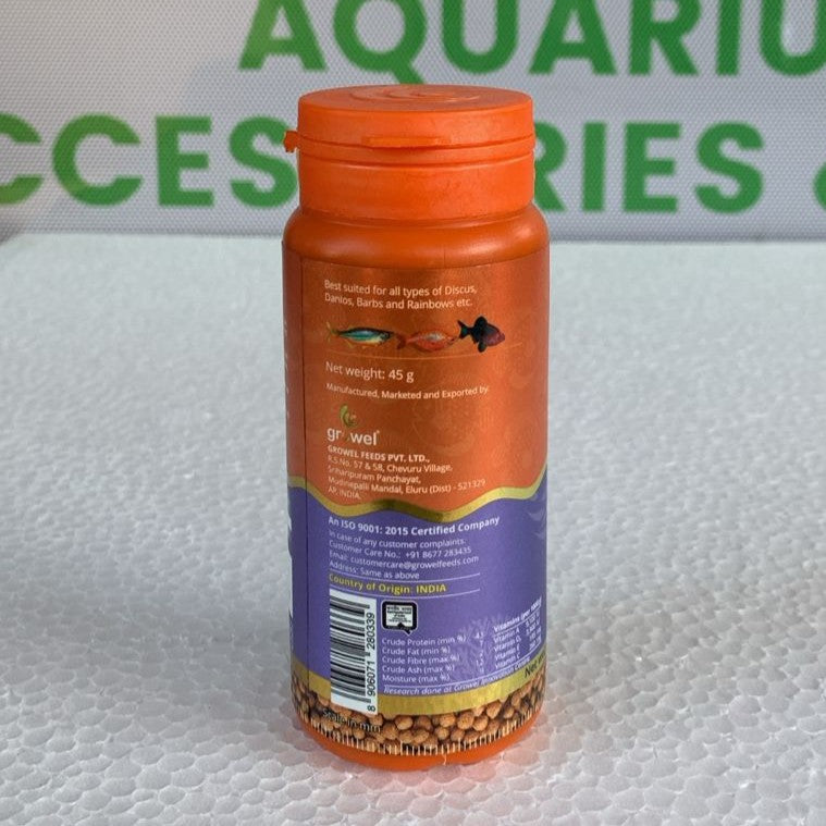 Intan Bits 45 grams fish food from Growel Feeds
