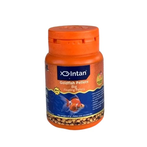 Intan Goldfish Pellets Big 2.5 mm 27 gram bottle