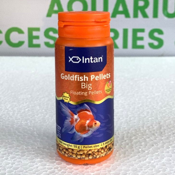 Intan Goldfish Pellets Big 2.5 mm 55 grams bottle - 4