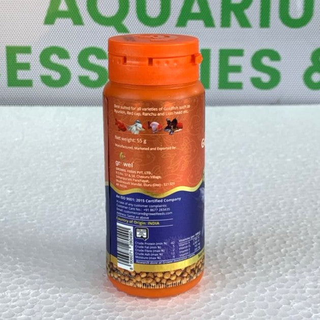 Intan Goldfish Pellets Big 2.5 mm 55 grams bottle - 3
