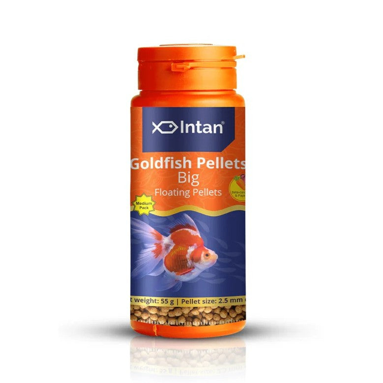 Intan Goldfish Pellets Big 2.5 mm 55 grams bottle