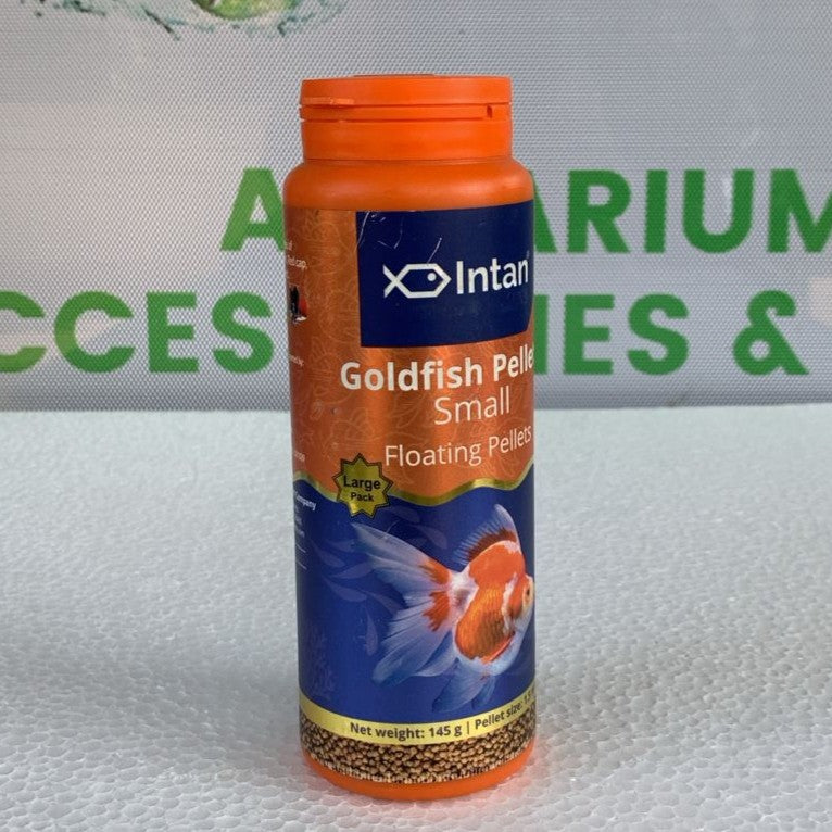 Intan Goldfish Pellets Small 1.5 mm 145 gram bottle - 5
