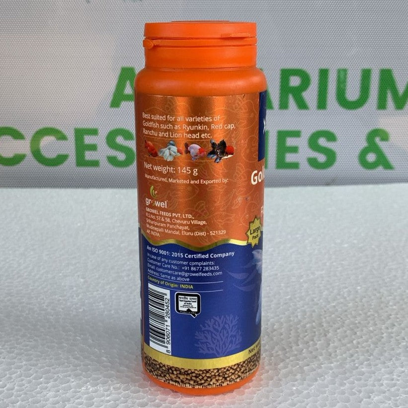 Intan Goldfish Pellets Small 1.5 mm 145 gram bottle - 4