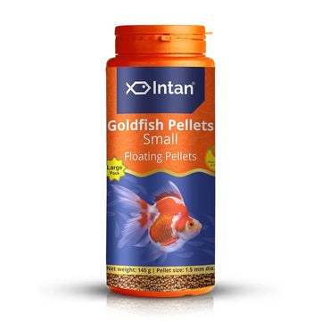 Intan Goldfish Pellets Small 1.5 mm 145 gram bottle
