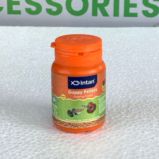 Intan Guppy Pellets 30 grams fish food from Growel Feeds - 5