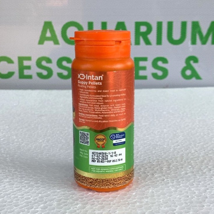 Intan Guppy Pellets 60 grams fish food from Growel Feeds - 3